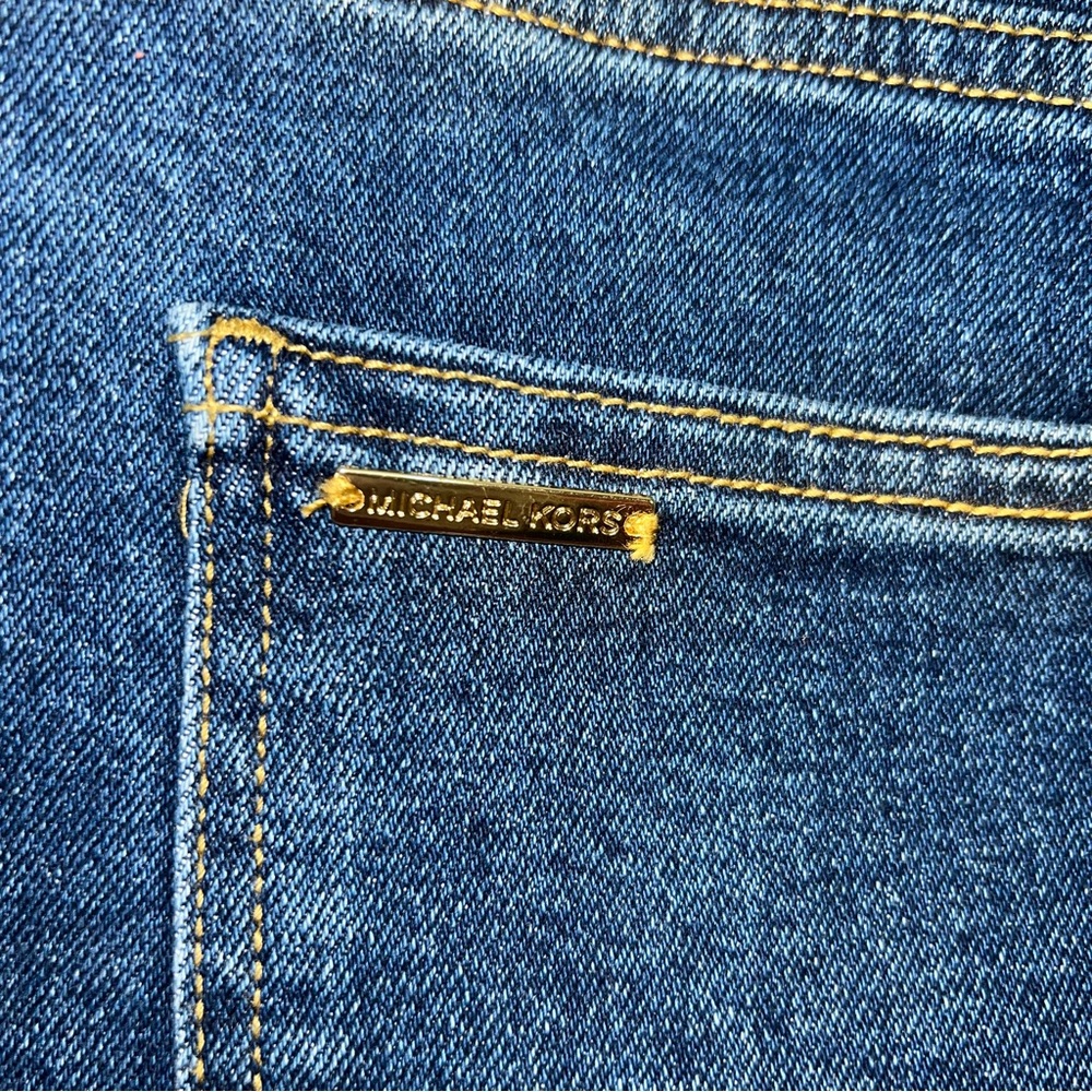 Michael Kors High Rise Straight Leg Jeans Medium Wash Women’s Size 8 - Picture 7 of 14